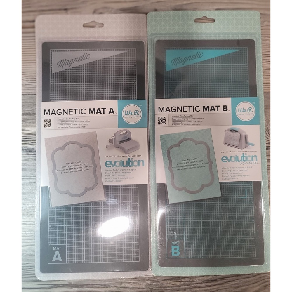 Magnetic Mats A and B New Evoluton Advanced Dies stay in place
